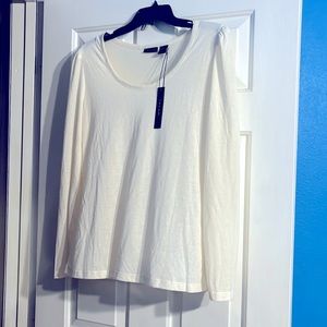 Tahari - cream blouse